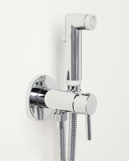 Гигиенический душ STWORKI Эстерсунд ES-05cr со смесителем, С ВНУТРЕННЕЙ ЧАСТЬЮ